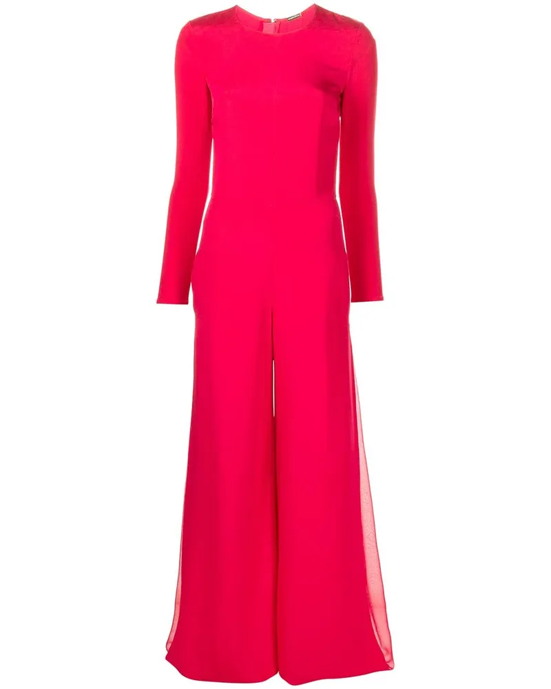 Adam Lippes Ausgestellter Jumpsuit Rosa