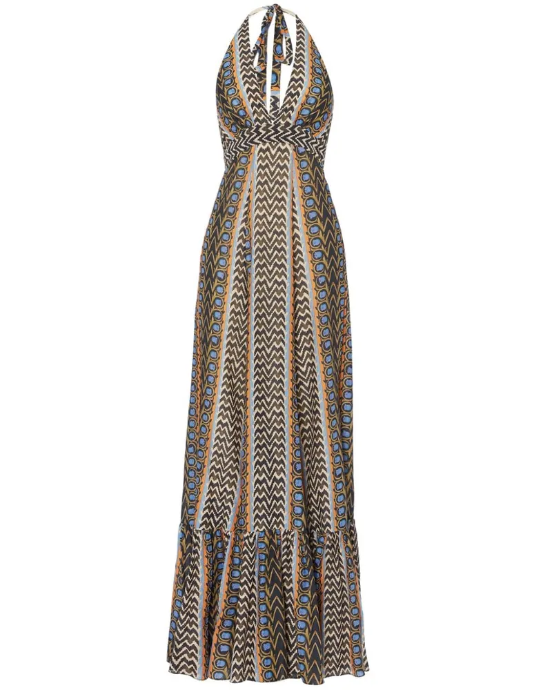 Temperley London Gia Maxikleid - Blau Blau