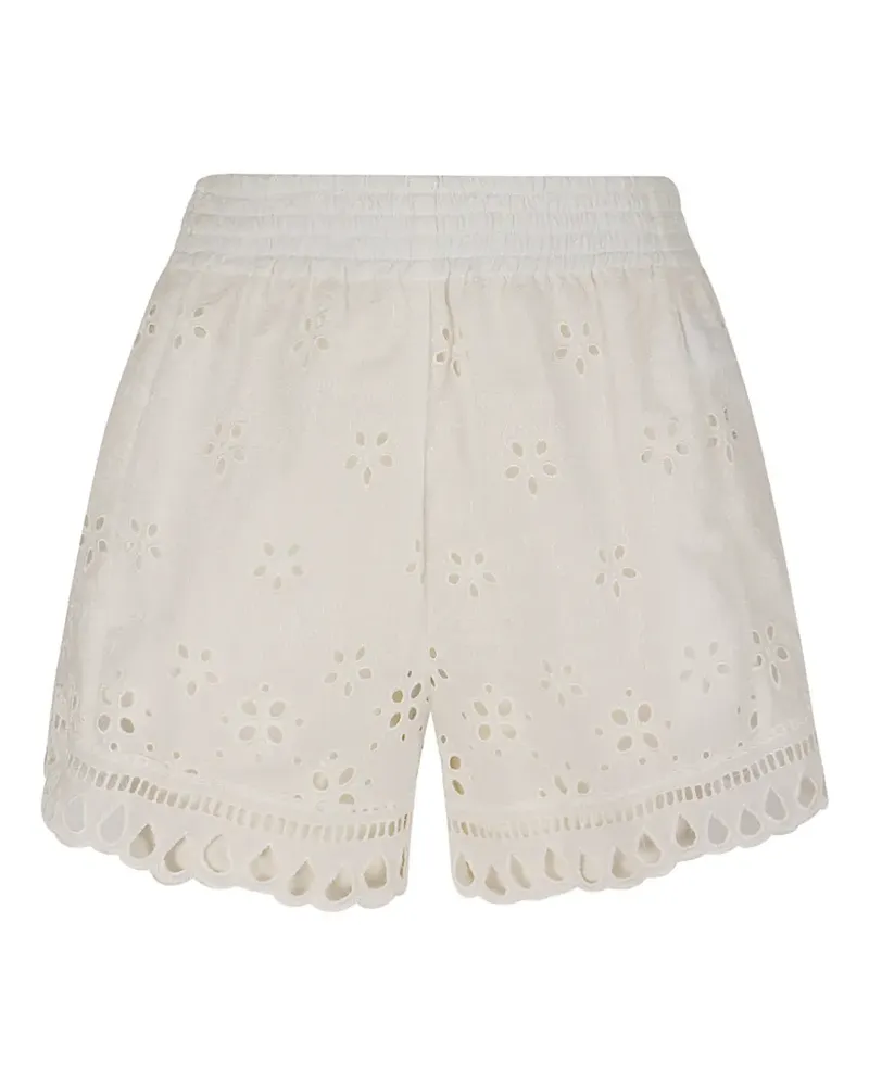 Ermanno Scervino broderie-anglaise scalloped-hem shorts - Nude Nude