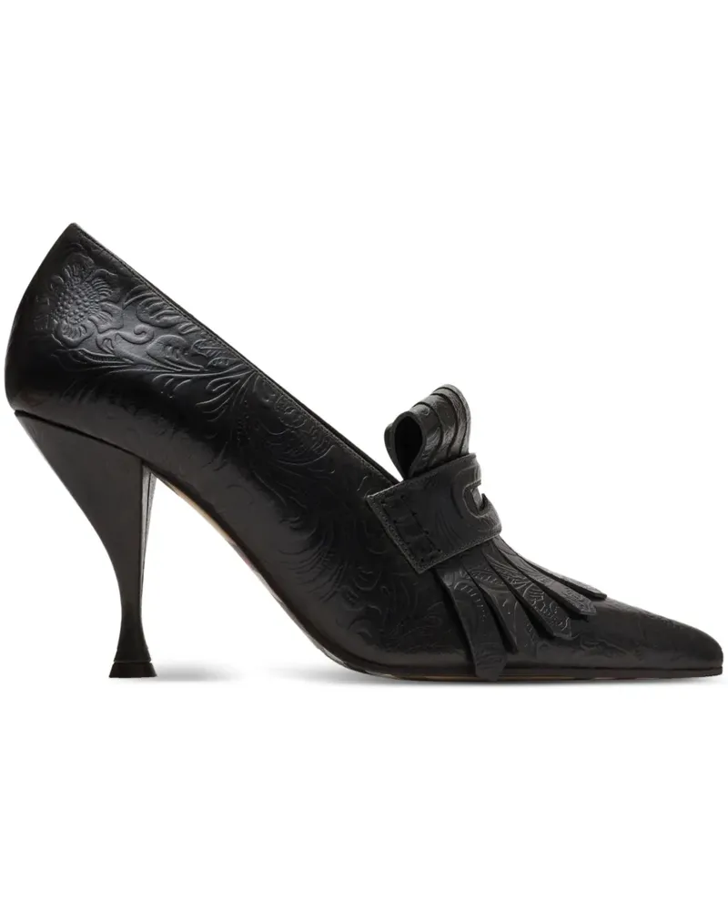Burberry Pumps mit Fransen - Schwarz Schwarz