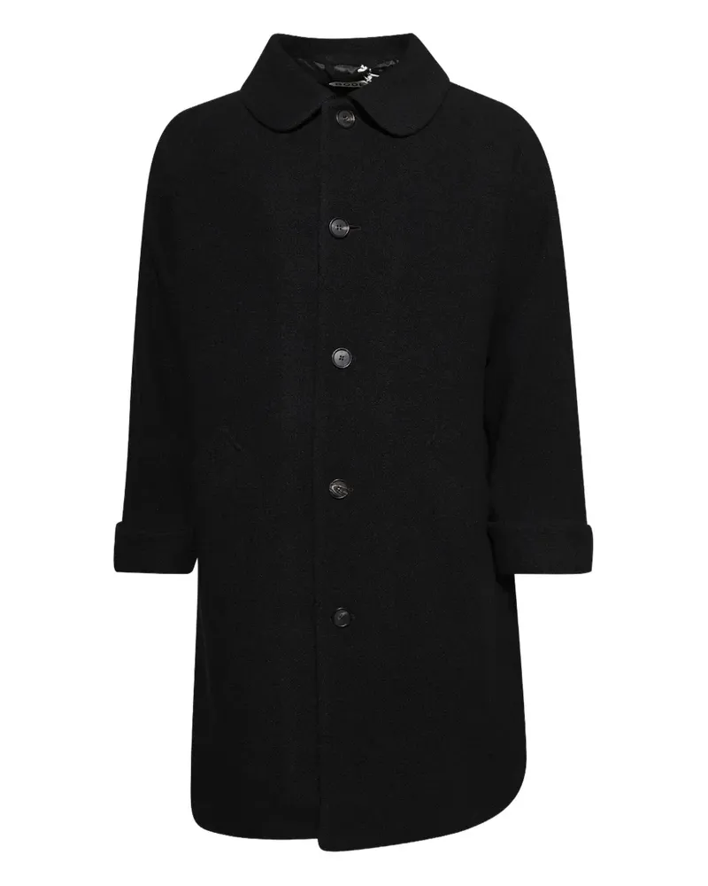 BODE Mantel mit Knopfverschluss - Schwarz Schwarz