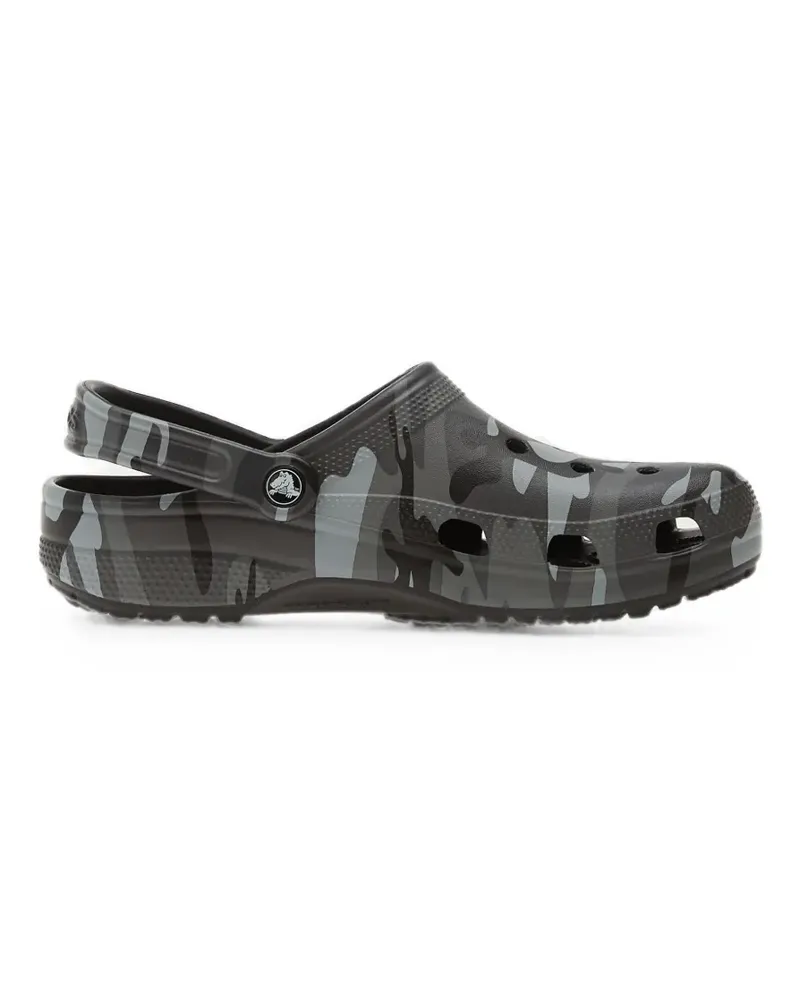 Crocs Classic camouflage-print clogs - Schwarz Schwarz