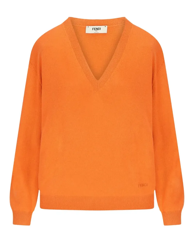 Fendi Pullover mit ausgestellten Ärmeln - Orange Orange