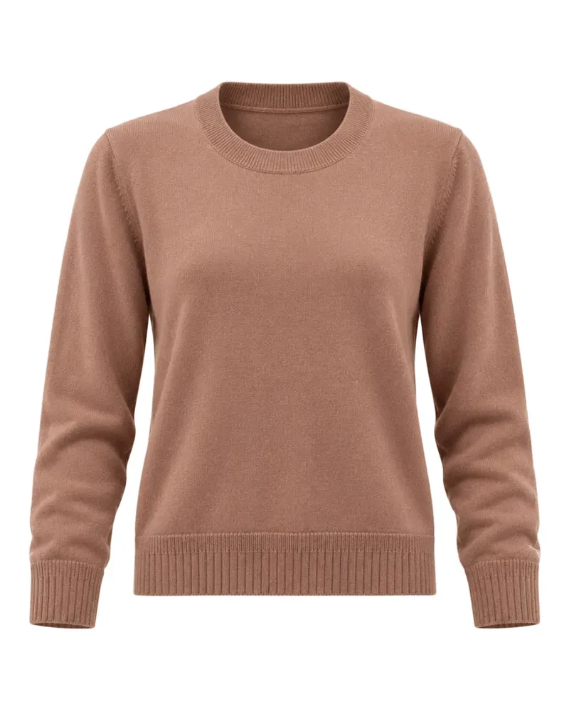 Liu Jo ribbed-trim sweater - Braun Braun