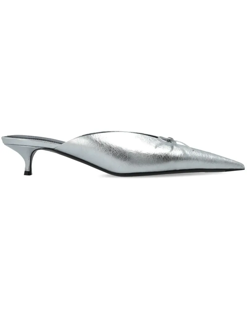 Balenciaga Knife Mules 40mm - Silber Silber