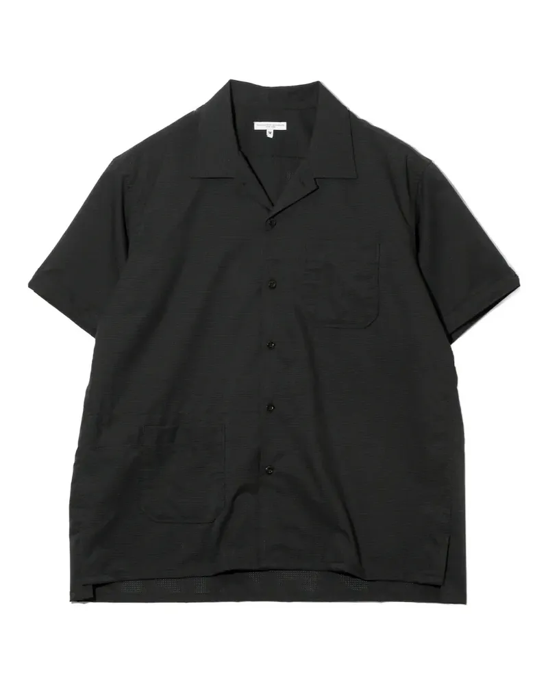 Engineered Garments Pocket Camp Hemd - Schwarz Schwarz