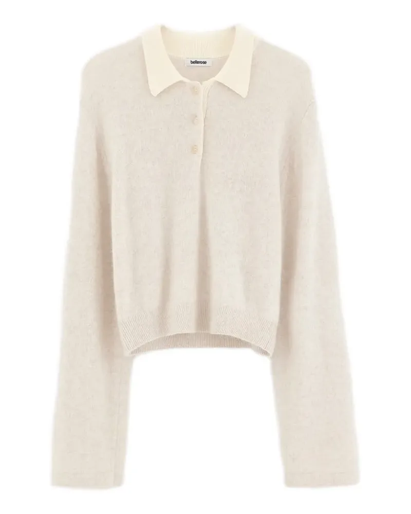 Bellerose button-up collared sweater - Nude Nude