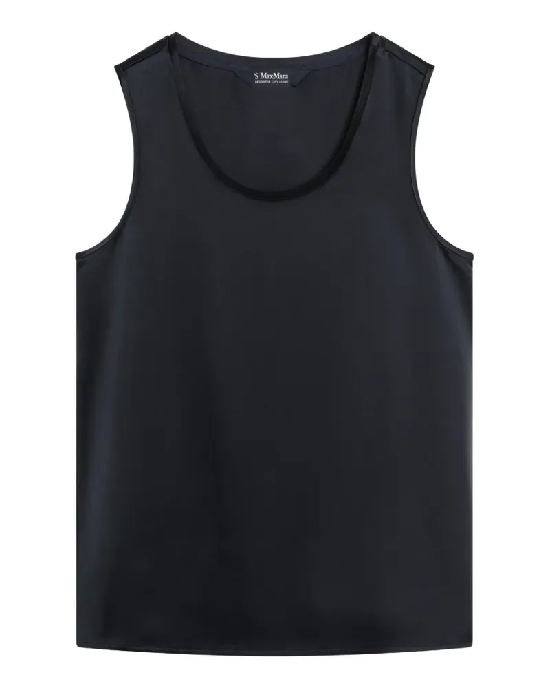 Max Mara Smmestri crew-neck tank top - Blau Blau
