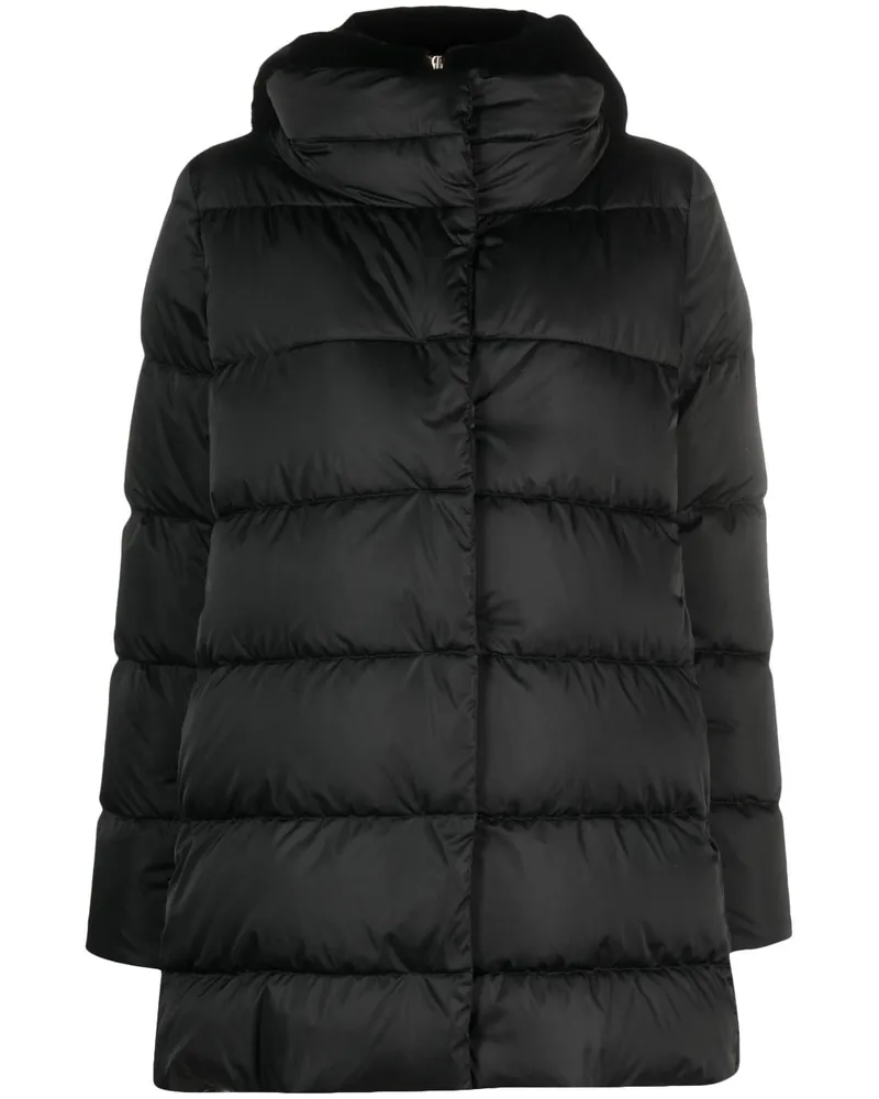 Herno Laminar Mantel - Schwarz Schwarz