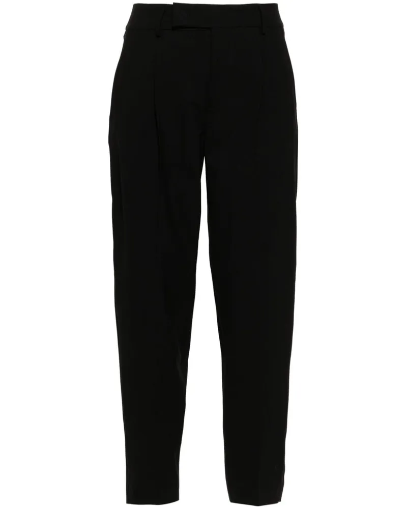 PT TORINO Tailoring-Hose aus Krepp - Schwarz Schwarz