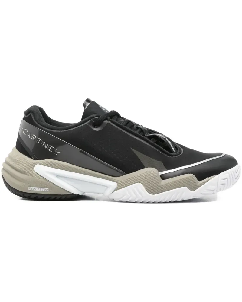 adidas Barricade leather sneakers - Schwarz Schwarz