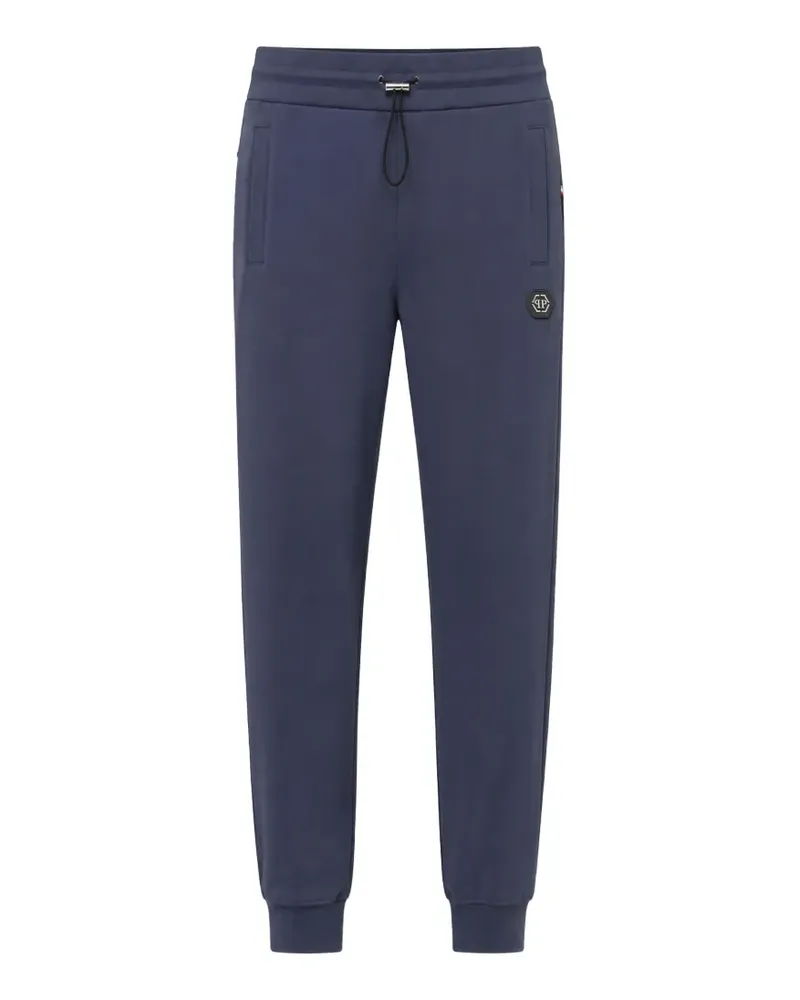 Philipp Plein Racing Club logo-plaque track pants - Blau Blau