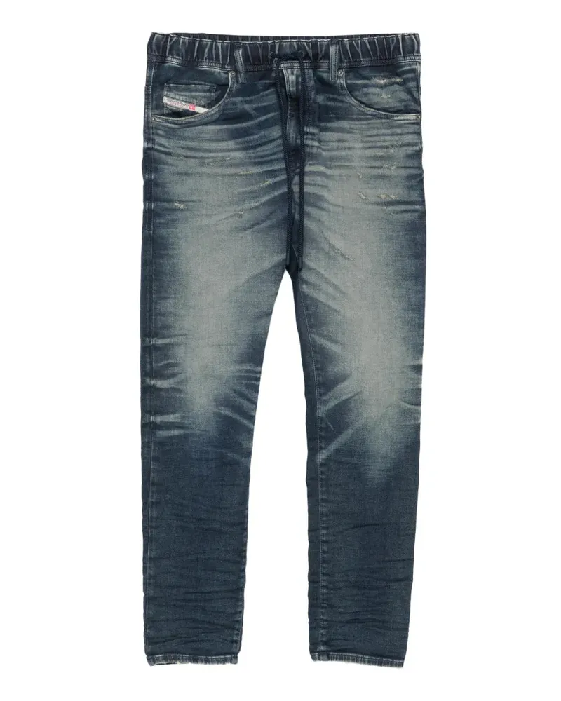 Diesel drawstring-waist distressed jeans - Blau Blau