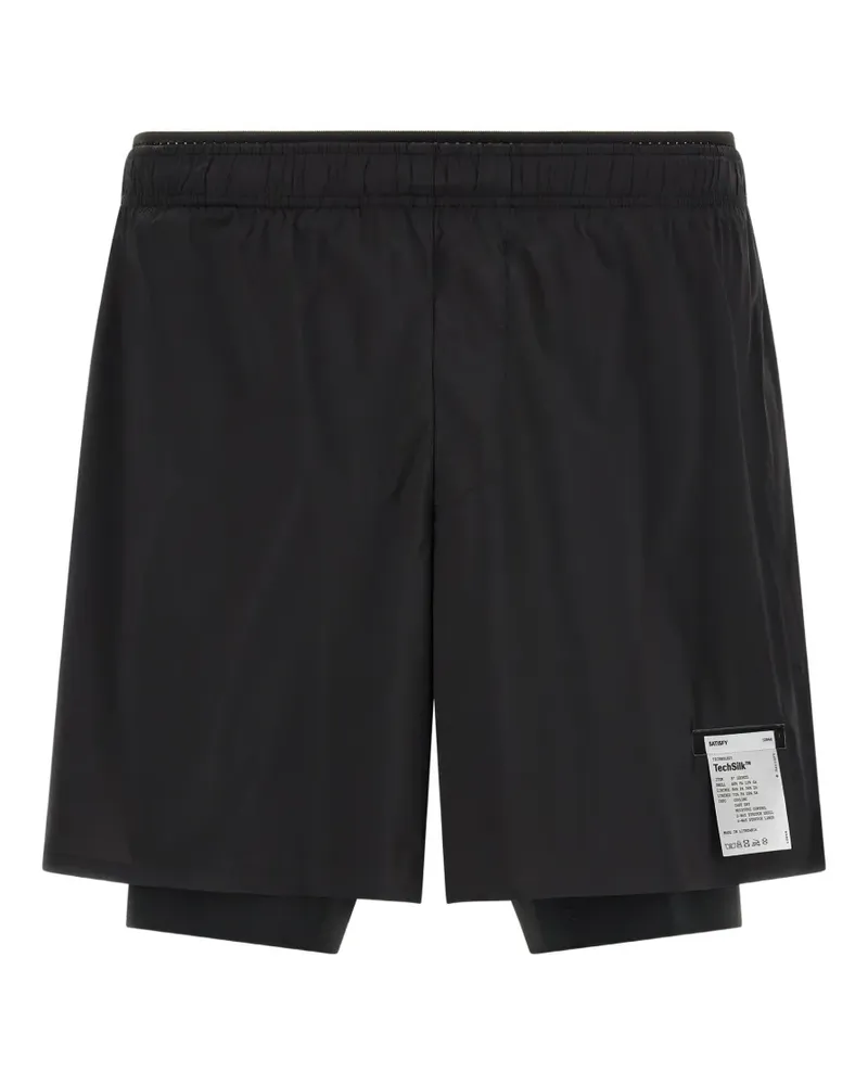 Satisfy TechSilk™ wide-leg shorts - Schwarz Schwarz