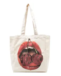 Fiorucci Cherries Tote Bag Nude