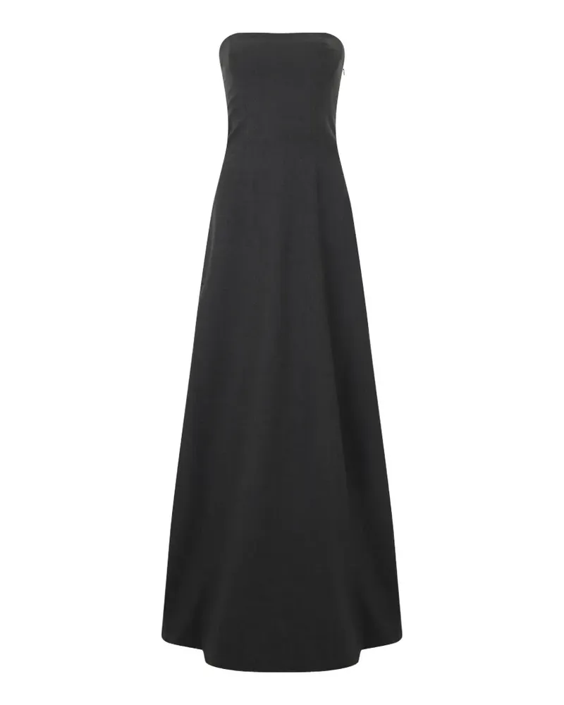 Alberta Ferretti Schulterfreies Maxikleid - Grau Grau