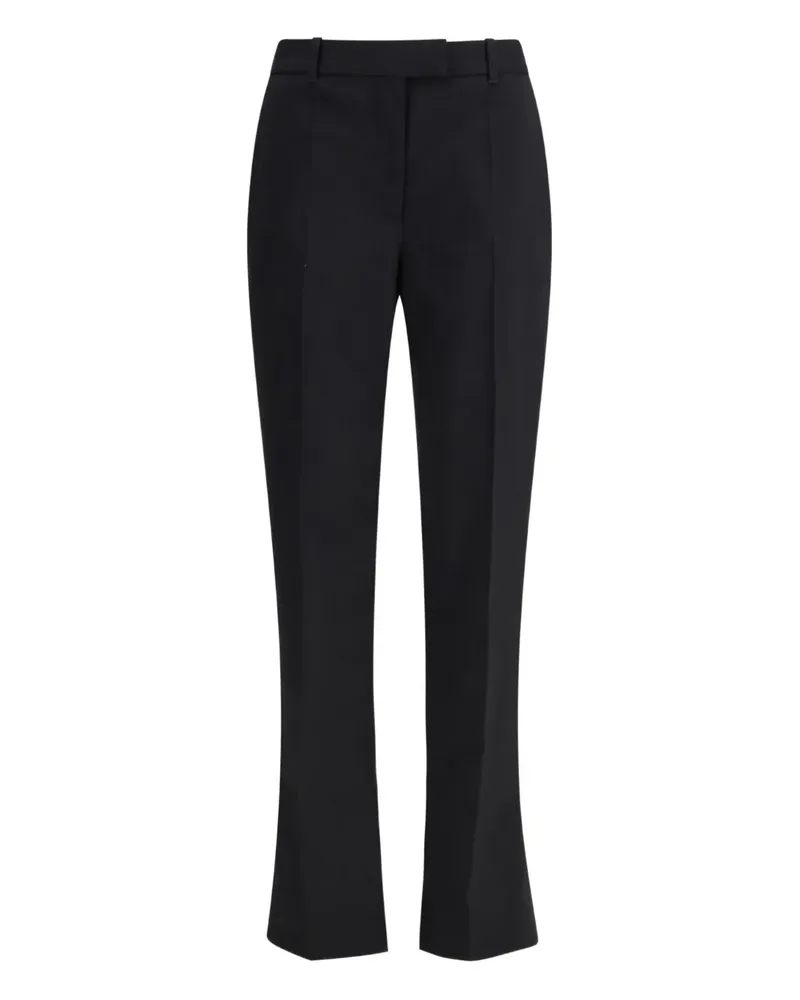 Alexander McQueen pressed-crease trousers - Schwarz Schwarz