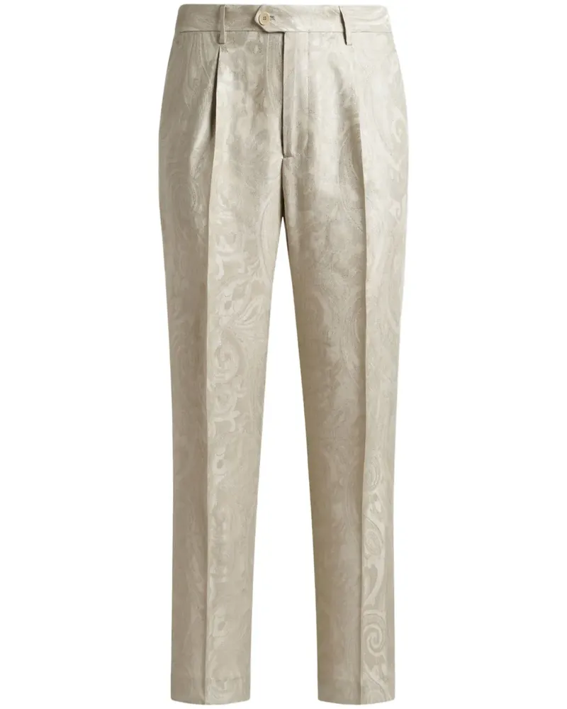 Etro Jacquard-Hose - Nude Nude