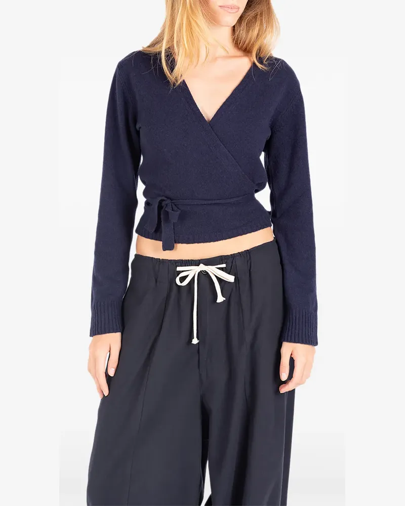 Société Anonyme Nicole Cropped-Pullover - Blau Blau
