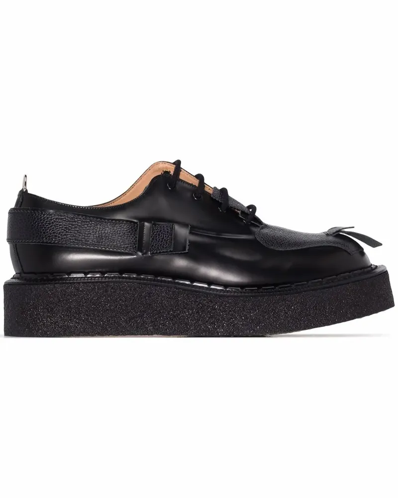 Comme des Garçons x George Cox x John Moore Ghillies Schnürschuhe - Schwarz Schwarz