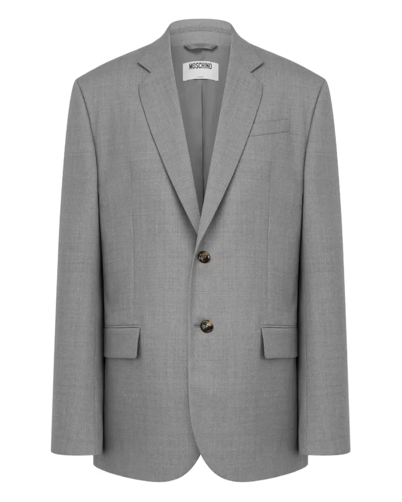 Moschino Einreihiges Sakko - Grau Grau