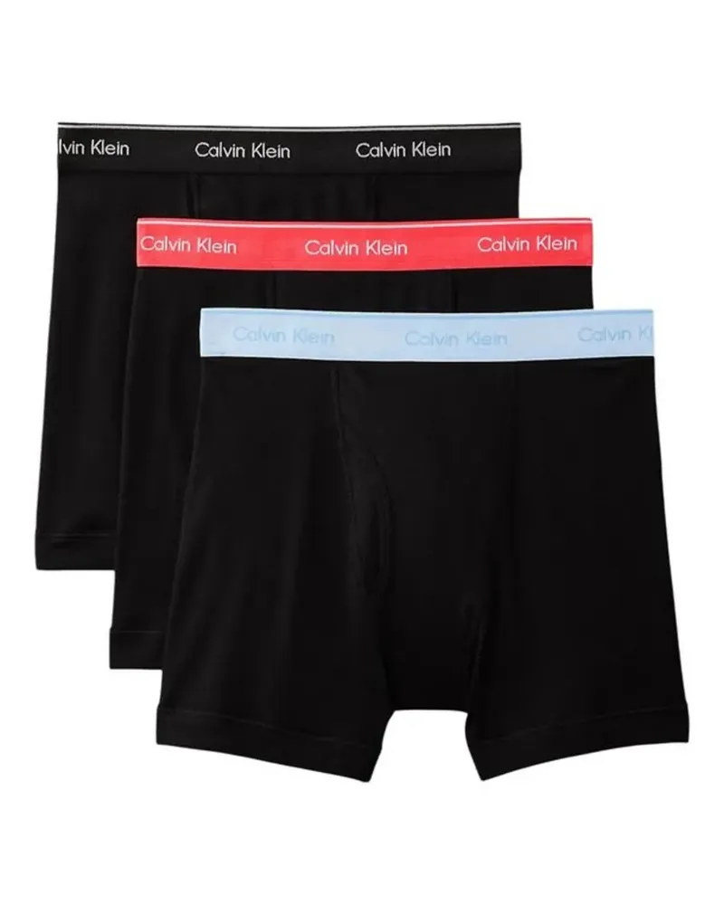 Calvin Klein Boxershorts mit Logo-Bund (3er-Set) - Schwarz Schwarz