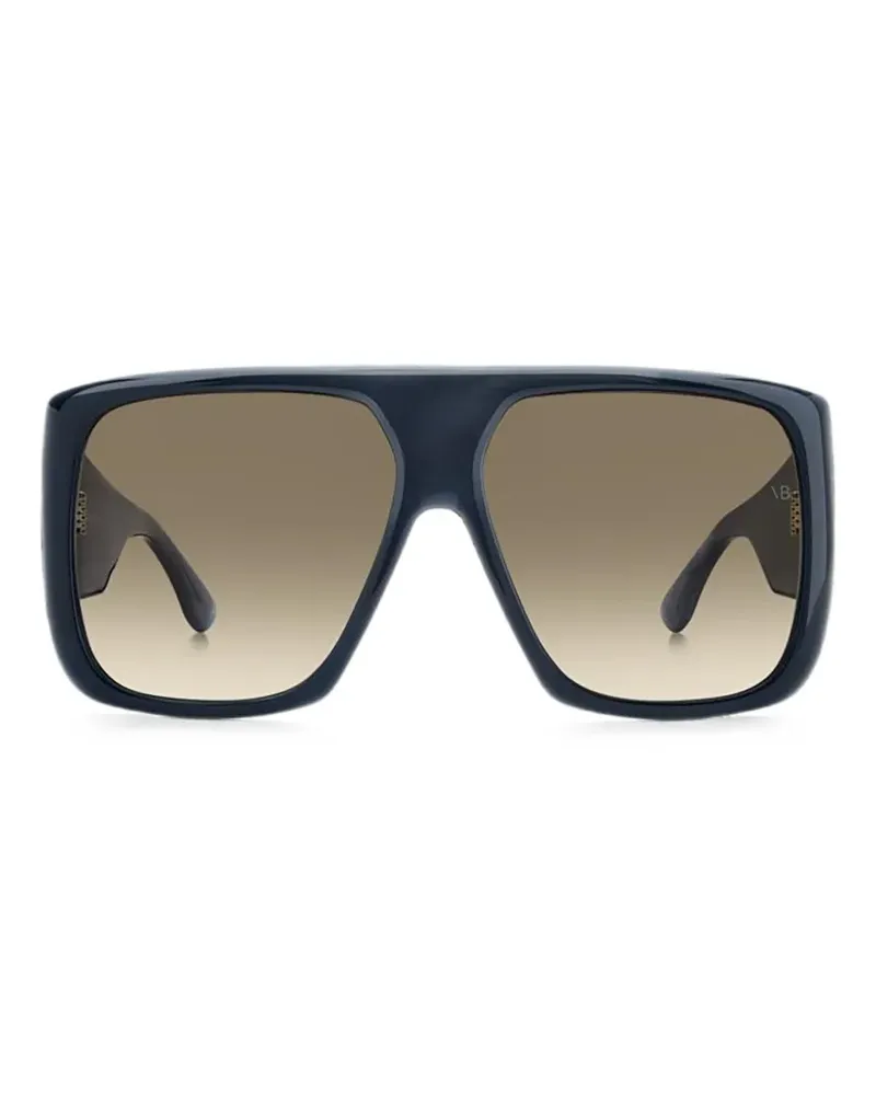 Victoria Beckham Sonnenbrille im Oversized-Look - Blau Blau