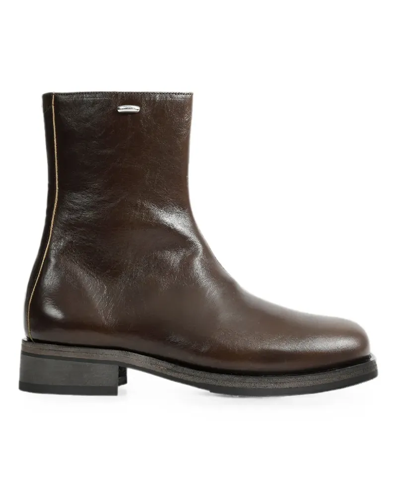 Our Legacy Camion leather boots - Braun Braun
