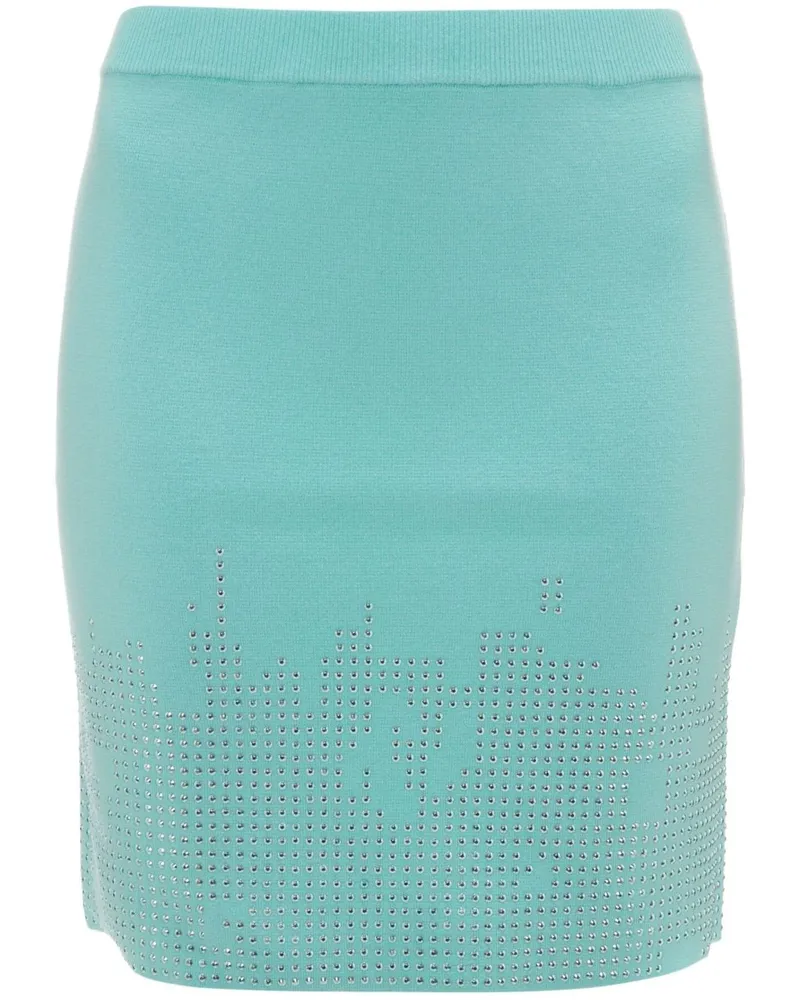 J.W.Anderson Gestrickter Rock mit Nieten - Blau Blau