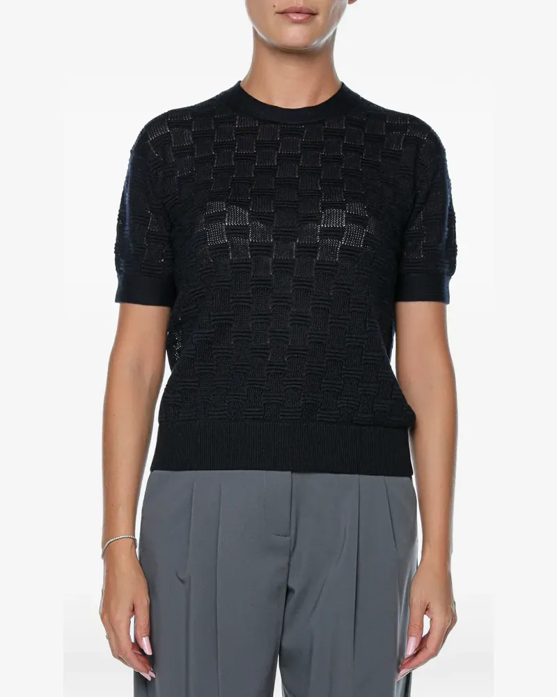Ted Baker Emeta basket-weave sweater - Blau Blau