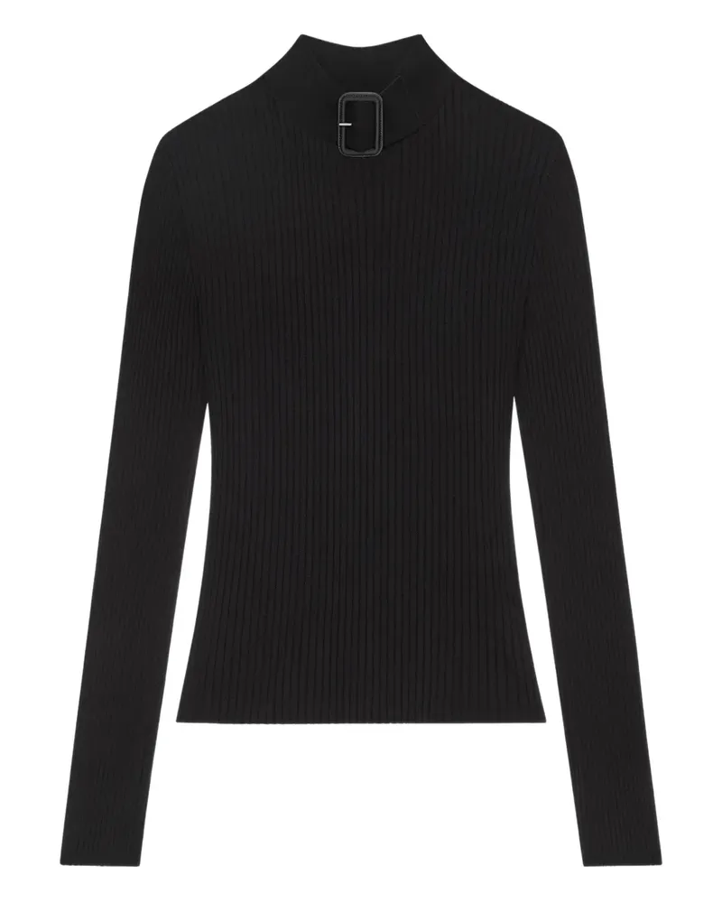 Courrèges Pullover mit Schnalle - Schwarz Schwarz