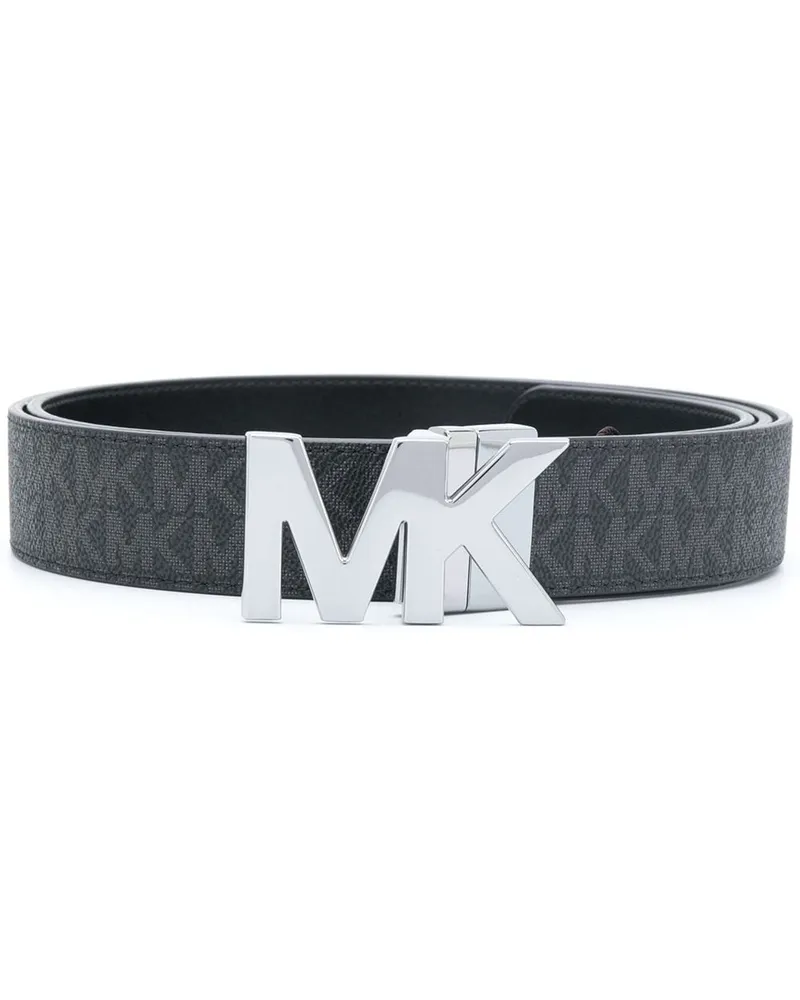 Michael Kors Wendbarer Gürtel mit Logo-Schnalle - Schwarz Schwarz