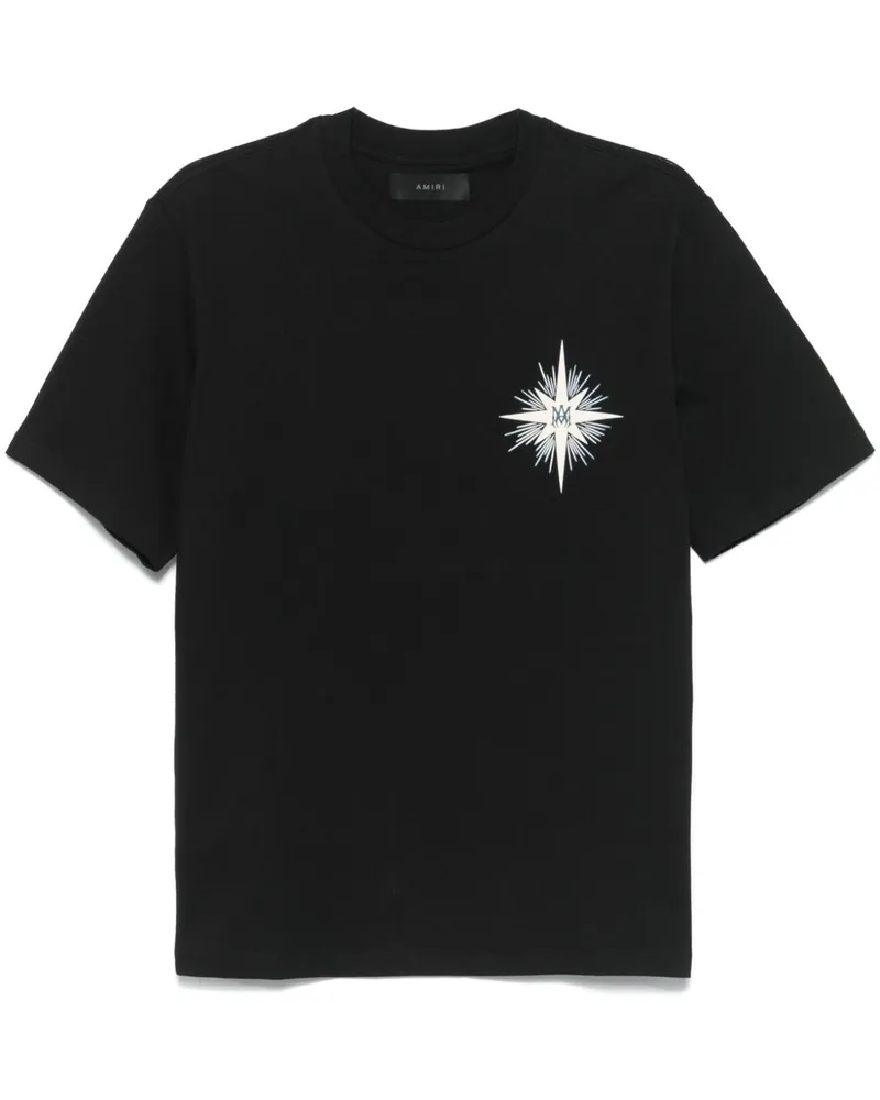 Amiri Starburst T-Shirt - Schwarz Schwarz