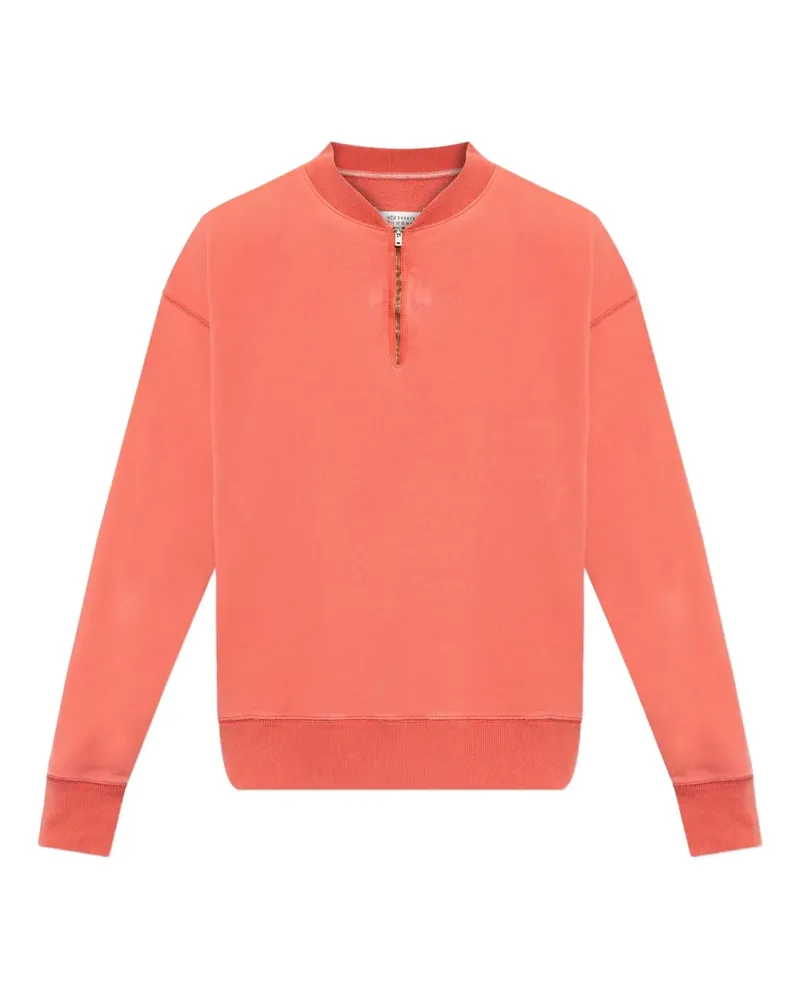 Maison Margiela Sweatshirt mit Reißverschluss - Orange Orange