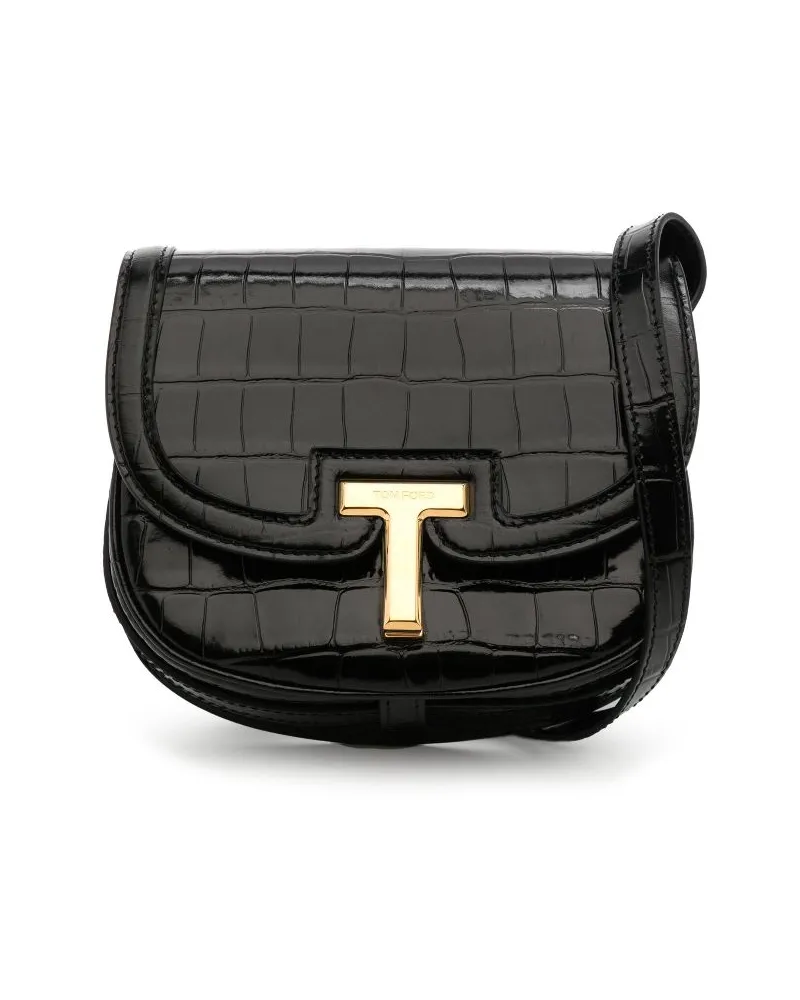 Tom Ford Wallis Handtasche - Schwarz Schwarz
