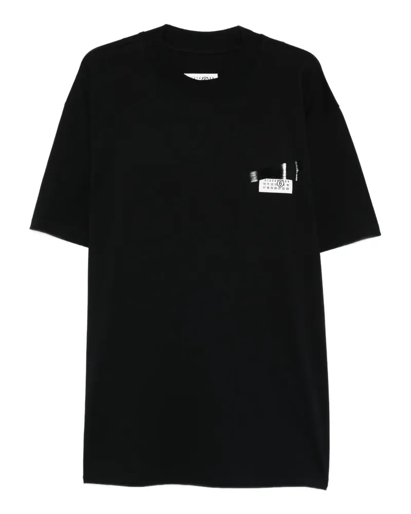 Maison Margiela graphic-print T-shirt - Schwarz Schwarz