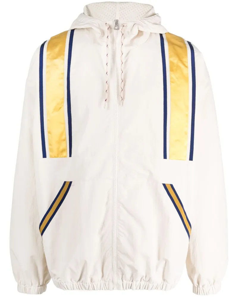 Gucci Kapuzenjacke mit Logo-Stickerei - Nude Nude