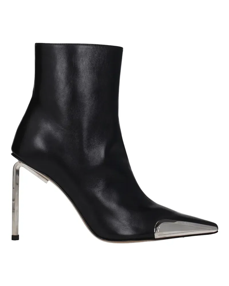 OFF-WHITE Jitney metal-heel ankle boots - Schwarz Schwarz