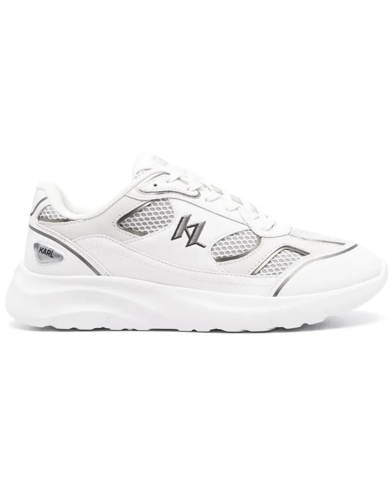 Karl Lagerfeld KL Mesh-Sneakers mit Monogramm - Weiß Weiß