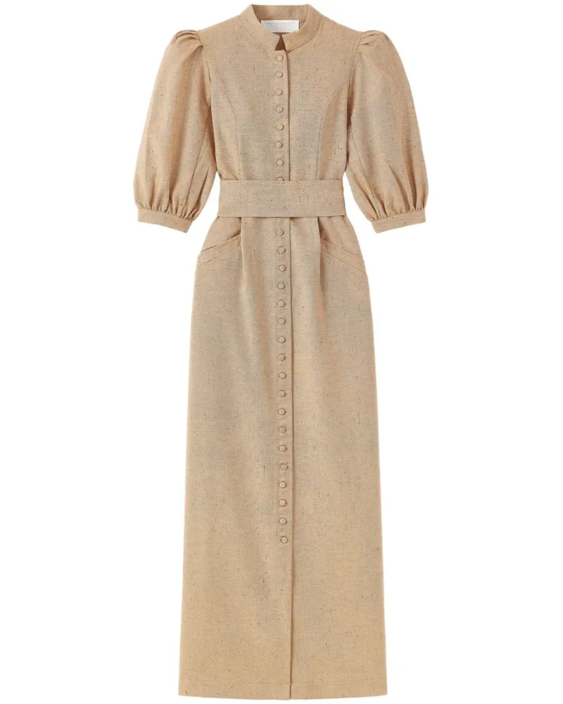 DESTREE Amoako Midikleid - Nude Nude