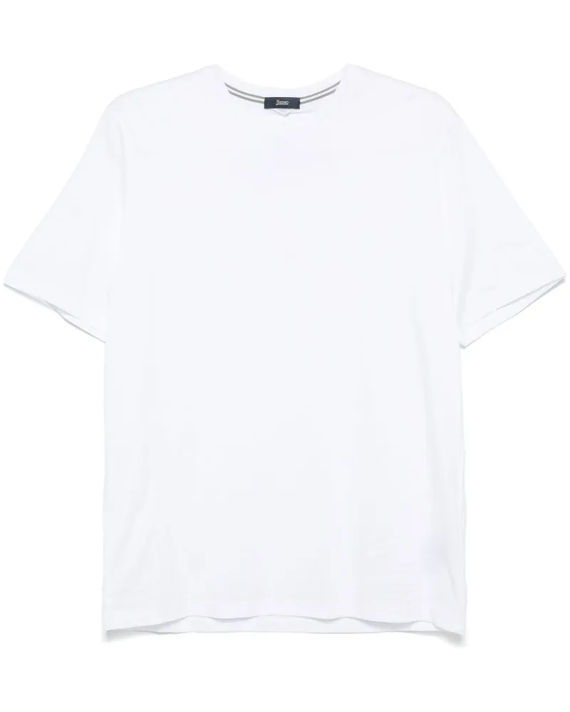 Herno Klassisches T-Shirt - Weiß Weiß