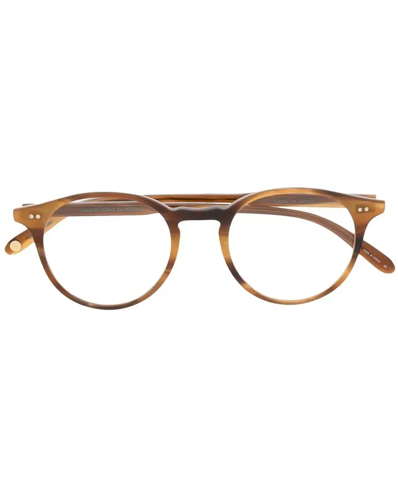 Garrett Leight Brille in Schildpattoptik - Braun Braun