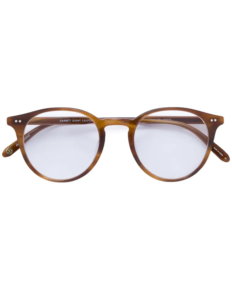 Garrett Leight Brille in Schildpattoptik - Braun Braun