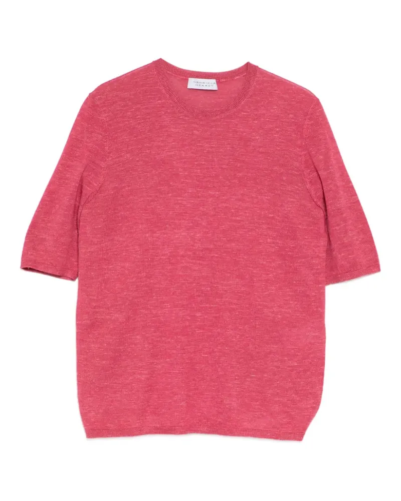 Gabriela Hearst Gestricktes Chryse T-Shirt - Rot Rot