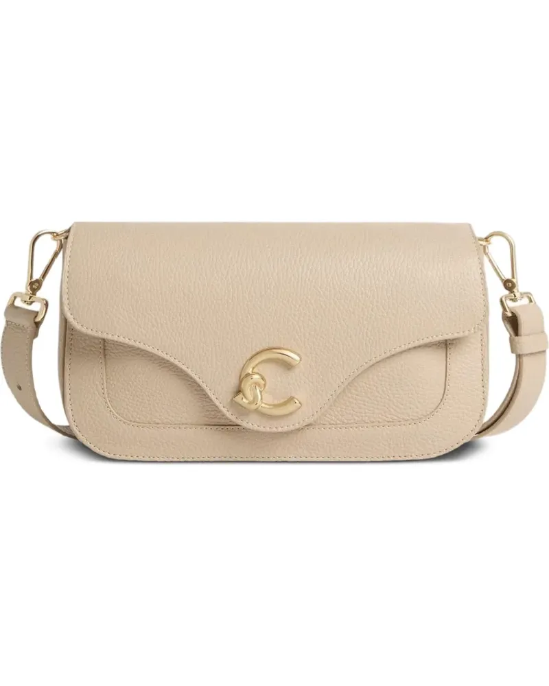 Coccinelle medium C-Me shoulder bag - Nude Nude