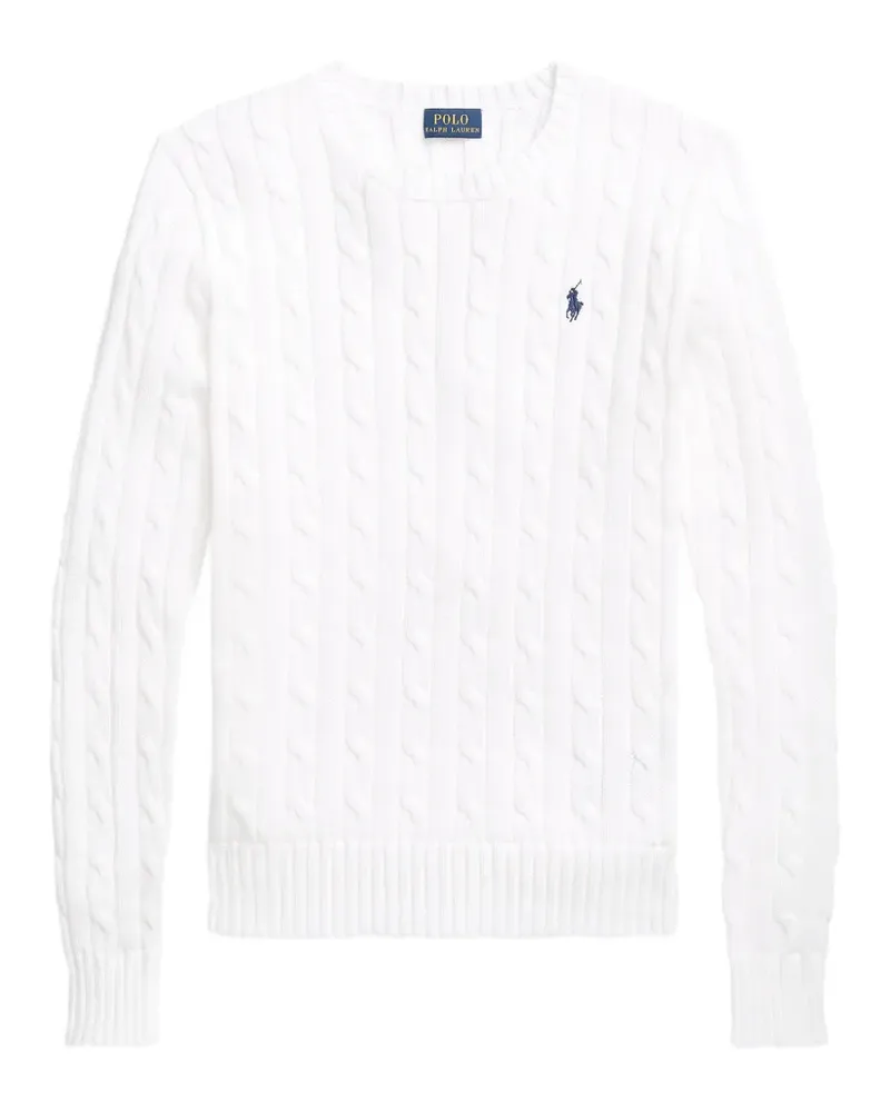 Ralph Lauren Pullover mit Zopfmuster - Weiß Weiß