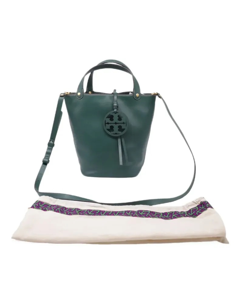 Tory Burch Miller leather bucket bag - Grün Grün