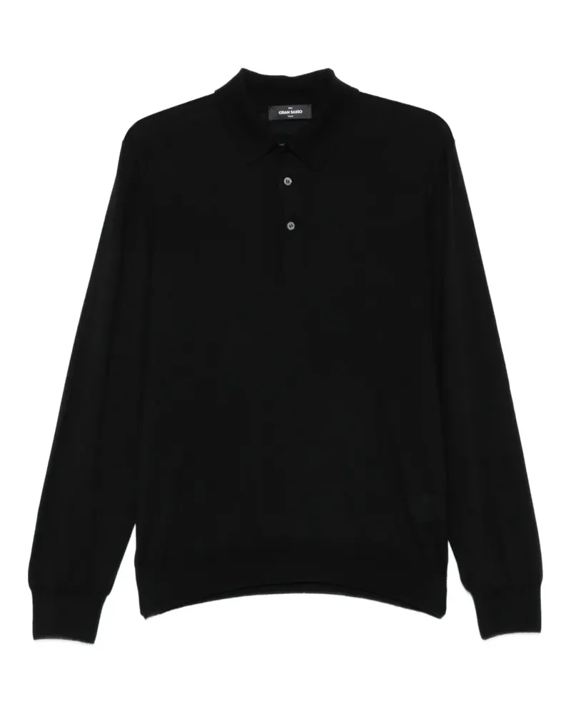Gran Sasso Pullover aus Schurwollgemisch - Schwarz Schwarz