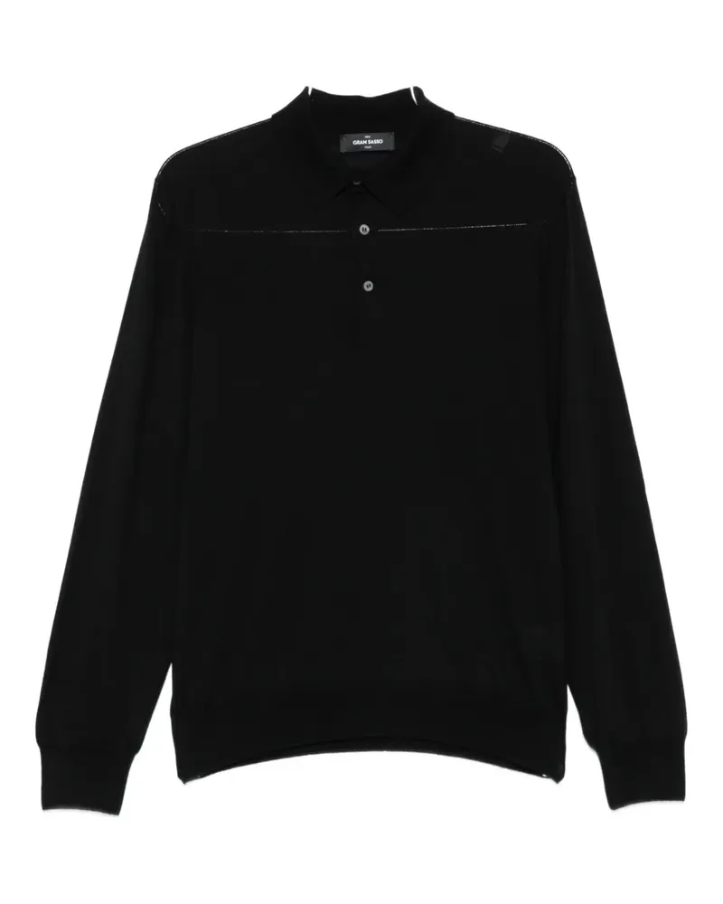 Gran Sasso virgin wool blend sweater - Schwarz Schwarz