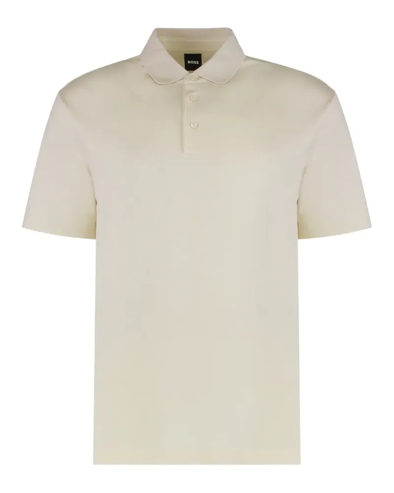 HUGO BOSS button-fastening polo shirt - Nude Nude